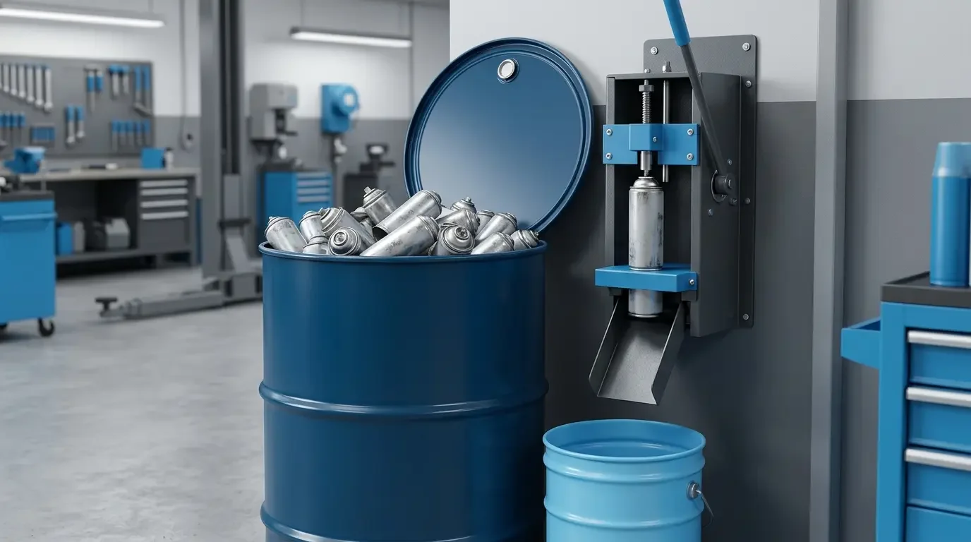 You are currently viewing Aerosol Can Disposal for Businesses: Universal Waste, Puncturing, and When a Can Is Actually Empty