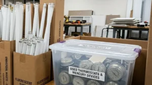 Mercury Waste Disposal: Lamps, Thermostats, Switches, and Other Mercury-Containing Equipment